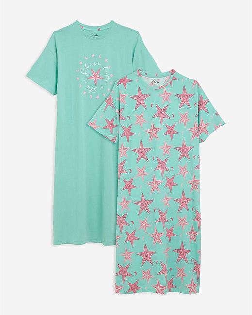 Pretty Secrets Blue Value 2 Pack Nightie