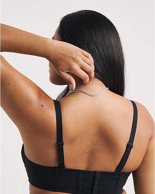 Goddess Black Verity Strapless Wired Bra