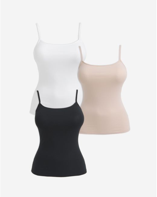 Pretty Secrets White 3 Pack Cotton Vests