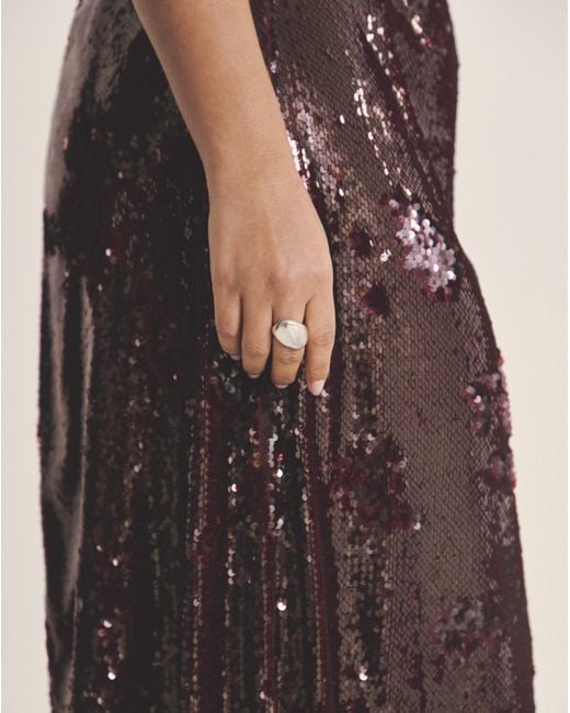 Simply Be Natural Sequin Midaxi Skirt