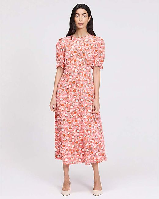 Finery London Pink Mela Dress