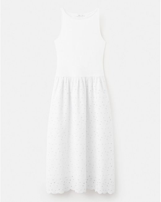 Mango White Dress Toad