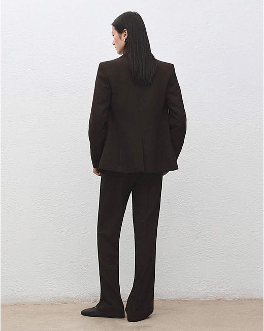 Mango Brown Tailored Trouser