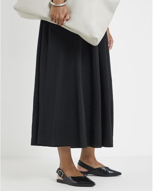 Simply Be Black Slingback Pointed Shoe Wide