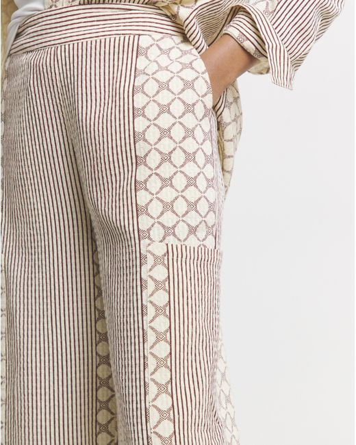 Native Youth Natural Jaquard Trouser