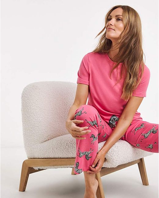 JD Williams Red Zebra Pj Set