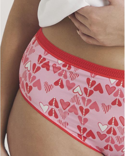 Pretty Secrets Multicolor 4 Pack Micro Midi Briefs