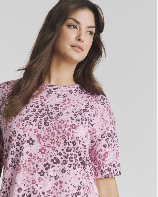 Pretty Secrets Pink Simply Be Value T Shirt Nightie