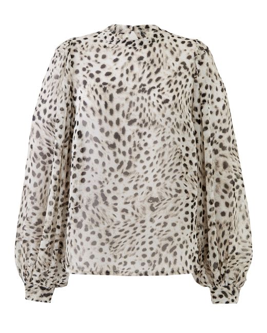 Simply Be Metallic Exaggerated Sleeve Blouse