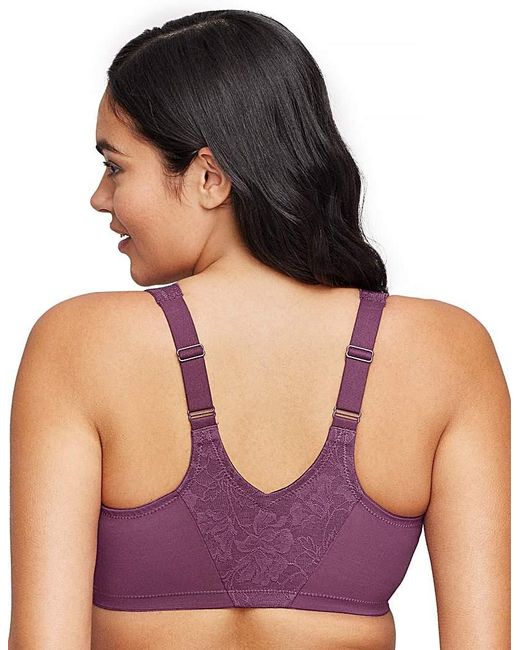 Glamorise Purple 9246 Wonder Wire Bra