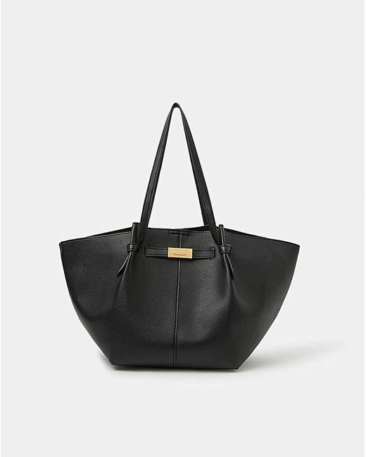 Accessorize Black Large Winged Tote Bag