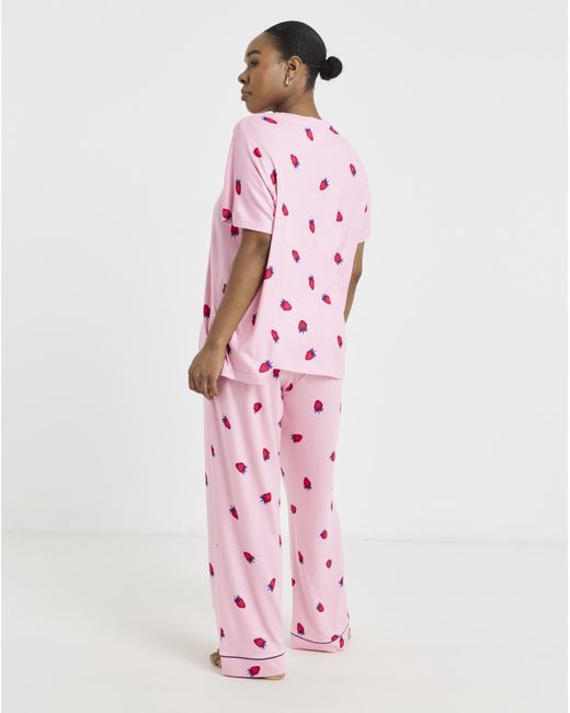 Pretty Secrets Pink Supersoft Pj Set
