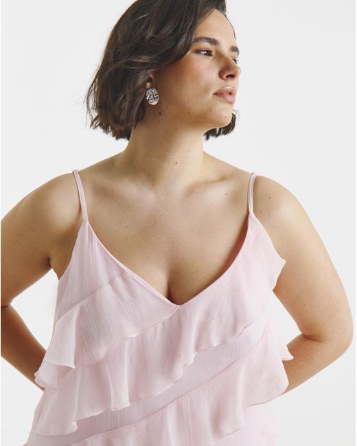 Vila Pink Strap Ankle Dress