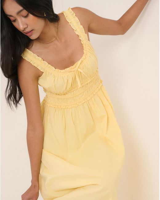Nobody's Child Natural Nc Ariel Midi Dress