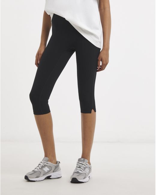 Gym King Black 365 Capri Legging