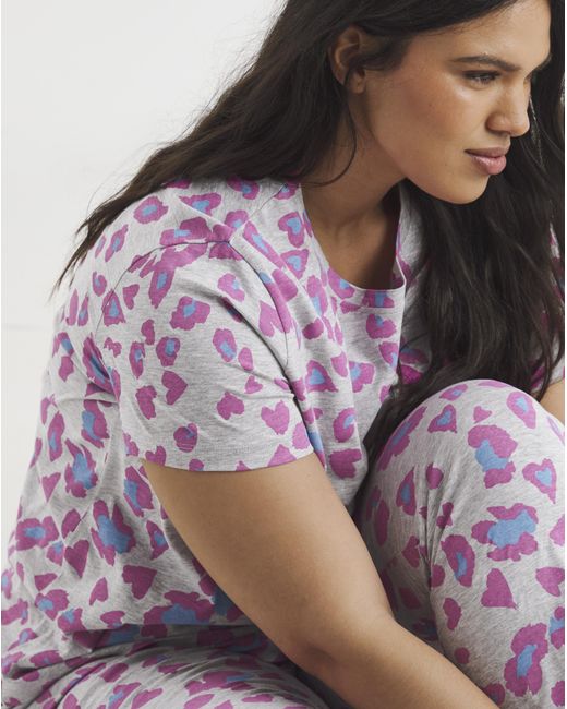 Simply Be Purple Pyjama Set