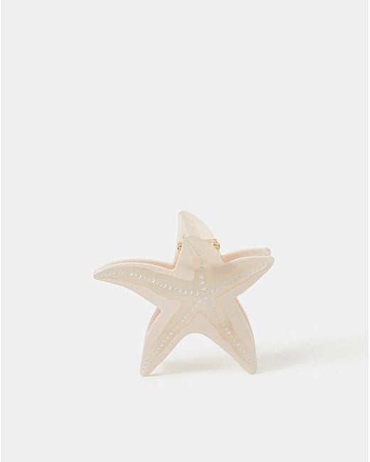 Accessorize Natural Starfish Claw Clip
