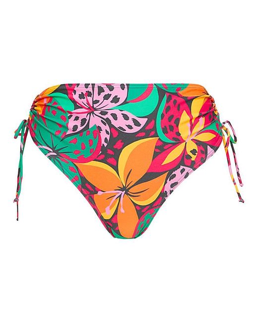 Simply Be White Tummy Control Bikini Bottom