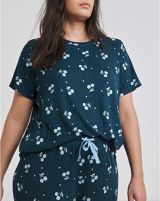 Pretty Secrets Blue Supersoft Pyjama Set