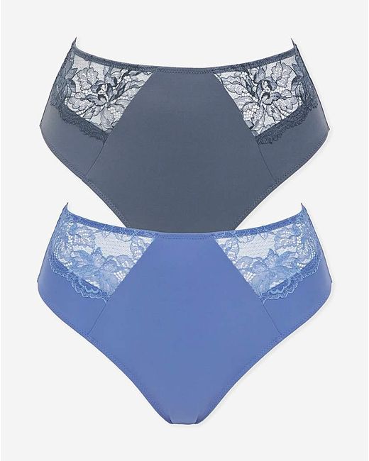 Pretty Secrets Blue 2 Pack Ella Full Knickers