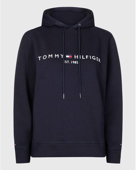 Tommy Hilfiger Blue Heritage Logo Hoodie