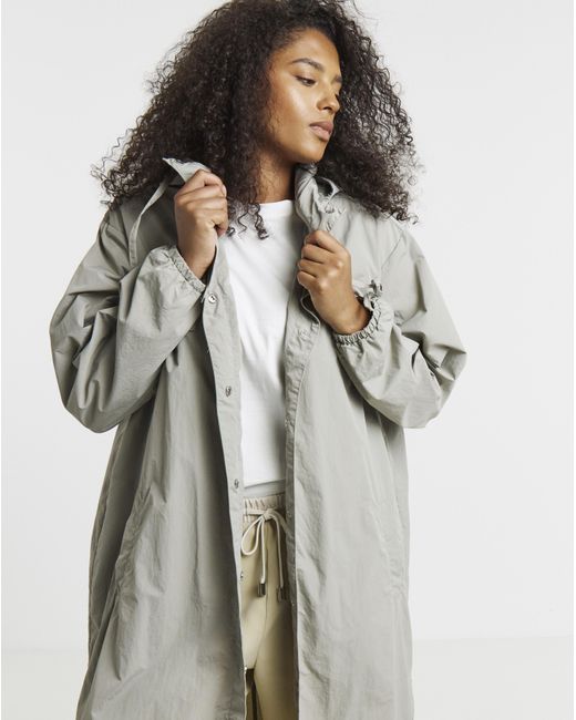 Simply Be White Utility Parachute Jacket