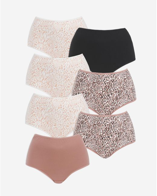 Pretty Secrets Multicolor 7 Pack Full Fit Brief