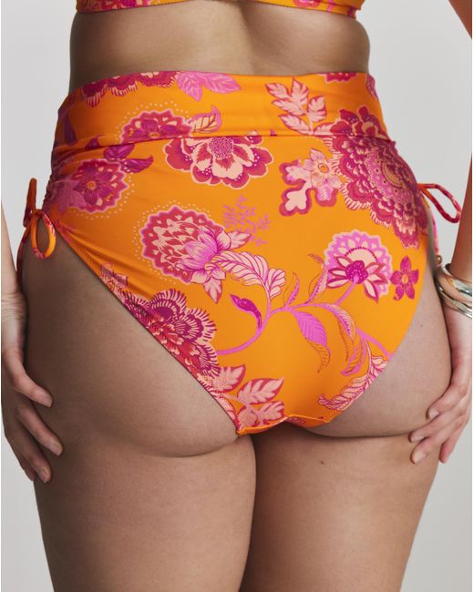 Figleaves Orange Foldover Bikini Bottoms