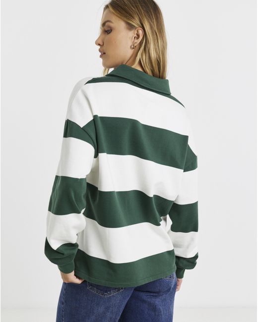 Simply Be Green Polo Neck Sweatshirt