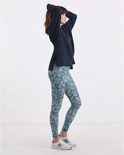 Sweaty Betty Blue Power 7/8 Workout Leggings