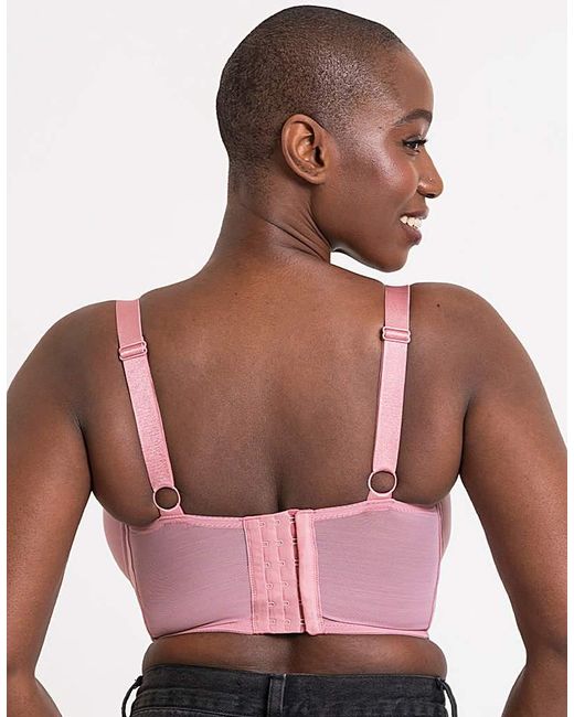 Curvy Kate Pink Storm Longline Balcony Bra