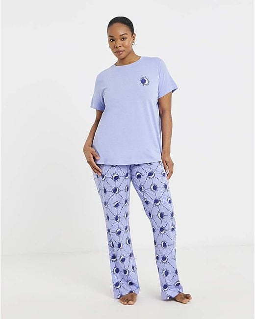 Pretty Secrets Blue Pyjama Set