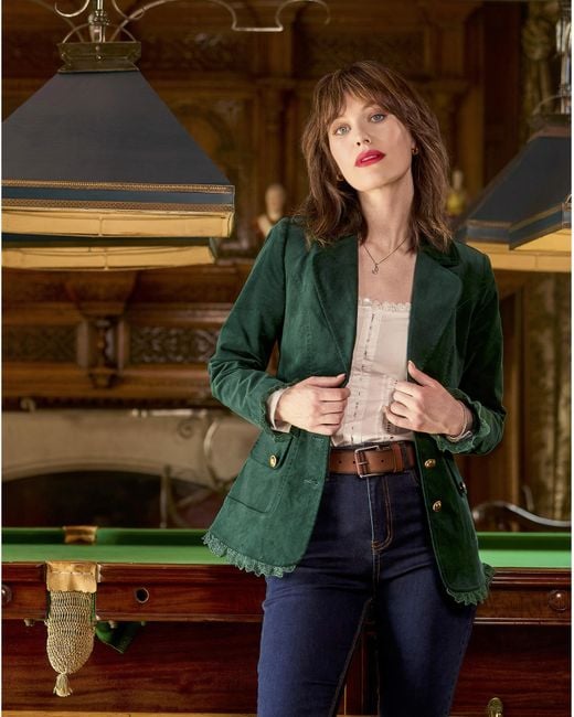 Joe Browns Green Winter Walks Cord Jacket