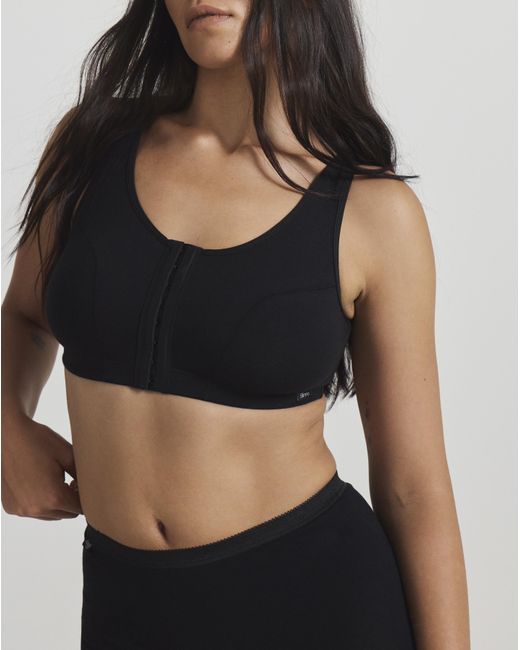 Slimma Black 2 Pack Front Fastening Bras Blk/Wht