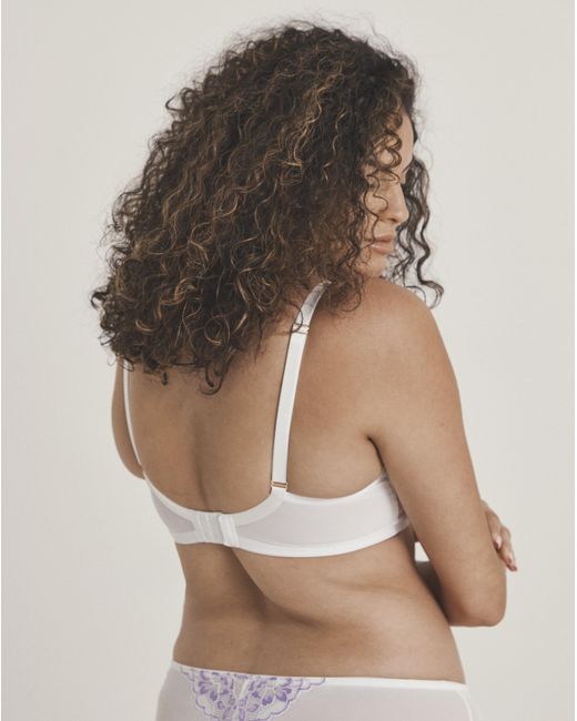 Ann Summers White Sexy Lace Plunge Bra
