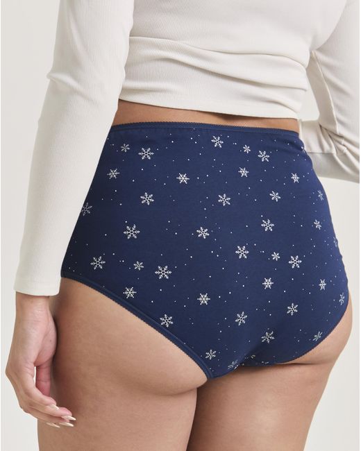 Pretty Secrets Blue 7 Pack Full Fit Knickers
