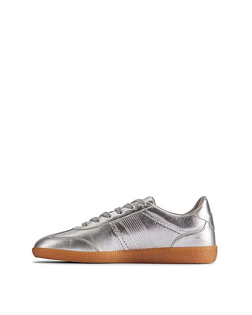 Clarks White Stara Combi Trainers