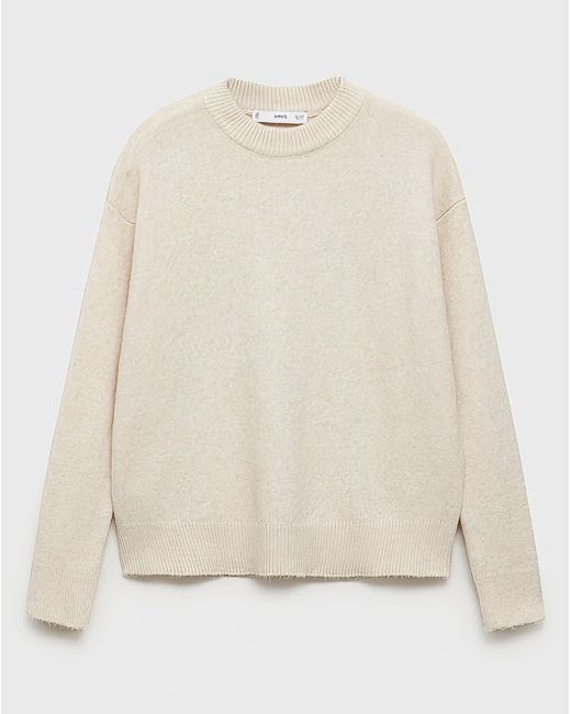 Mango Gray Mariano Crew Neck Sweater