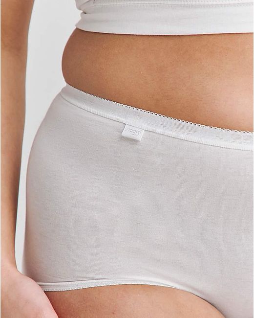Sloggi Blue 3Pk Basic Maxi Knicker Multi