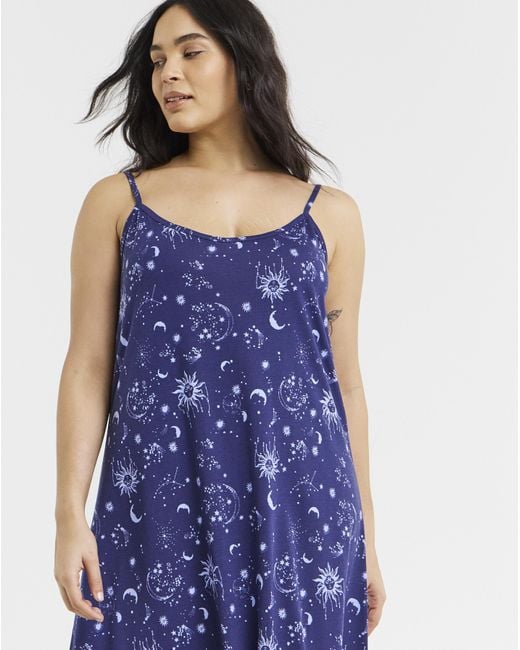 Pretty Secrets Blue 2 Pack Maxi Nighties