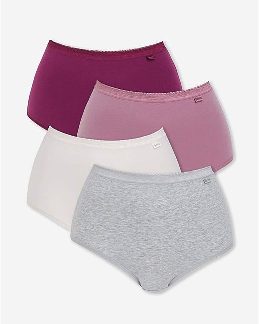 Slimma Pink 4 Pack Full Fit Knickers