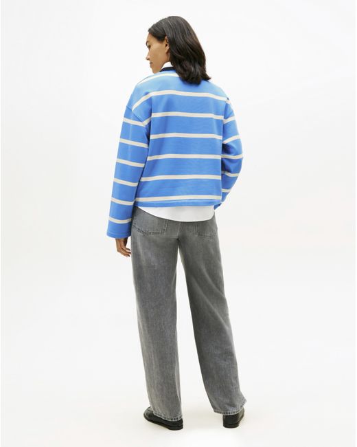 Tommy Hilfiger Blue Script Terry Sweatshirt