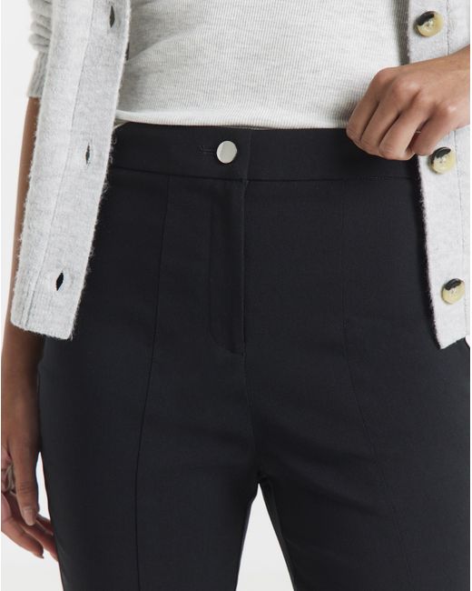 Simply Be Black Bengaline Pull On Trouser