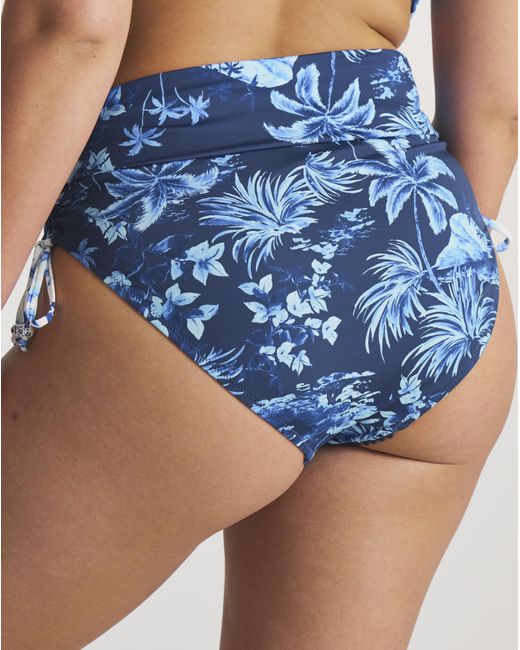 Figleaves Blue Lisbon Bikini Bottoms