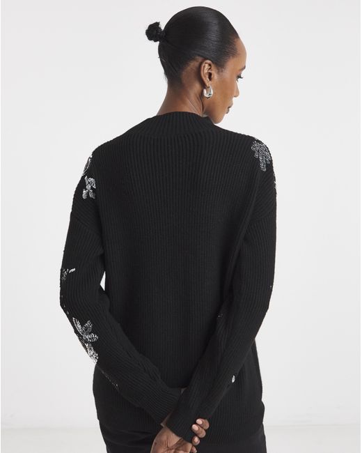 Joe Browns Black Sequin Jumper