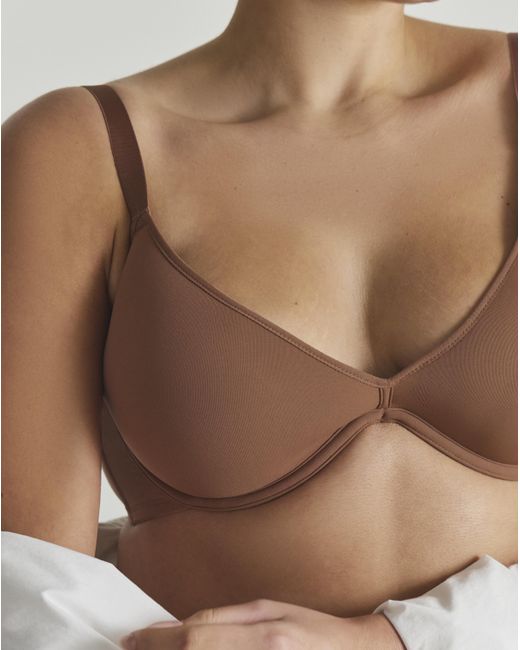 DORINA Brown Noa Light Pad Plunge Bra