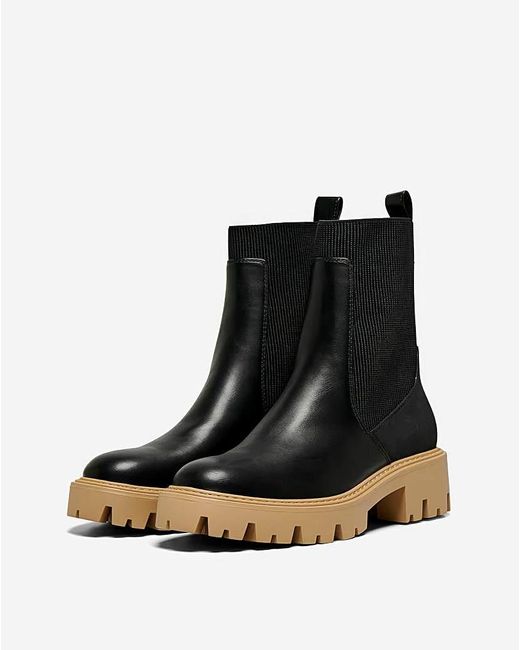ONLY Betty Chunky Boot Standard Fit in Black | Lyst UK
