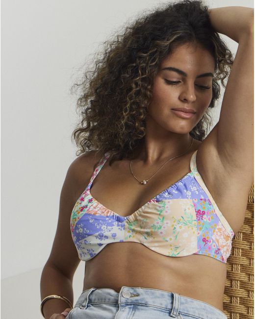 Simply Be Multicolor Katerini Bikini Top