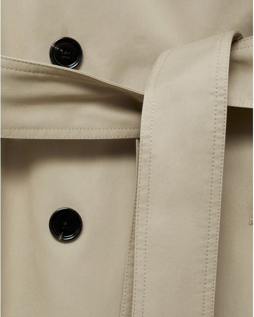Mango Natural Oversized Trenchcoat