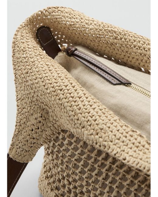 Mango Brown Fibre Tote Bag